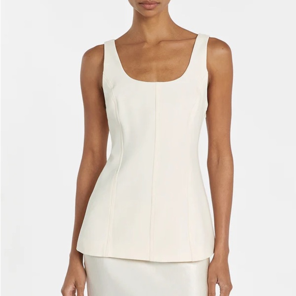 DISSH Butter Scoop Neck Top